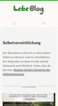 Mobile Screenshot of lebeblog.de